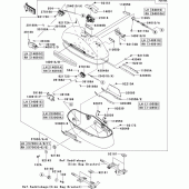 Схема вузла: Кофри(1/2)(side bag) для Kawasaki VN1700 VN1700 Classic Tourer ABS
