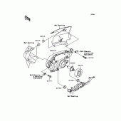Схема вузла: Фара для Kawasaki ZR750 ZR-7S