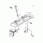 Схема вузла: Ignition System для Kawasaki ZR800 Z800 ABS