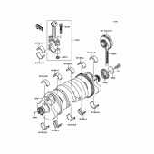 Схема узла: Коленвал для Kawasaki ZR1200 ZRX1200 DAEG