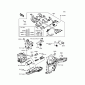 Схема вузла: Електроустаткування для Kawasaki ZR800 Z800 ABS