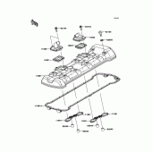 Схема вузла: Клапанна кришка Kawasaki ZX1000 Z1000SX ABS