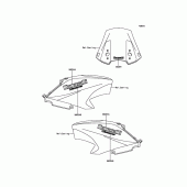Схема вузла: Decals(Gray) для Kawasaki KLE650 Versys 650