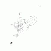 Схема вузла: Fuel filter для Kawasaki KLX125 KLX125