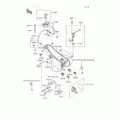 Схема вузла: Паливний бак для Kawasaki ZG1200 Voyager XII