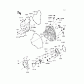 Схема вузла: Engine cover(s) для Kawasaki EX650 Ninja 650