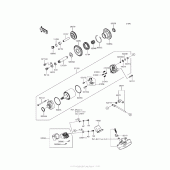 Схема вузла: Starter Motor для Kawasaki ZX1000 Ninja ZX-10R