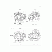 Схема вузла: Болти картера двигуна для Kawasaki VN1500 Vulcan 1500 Classic