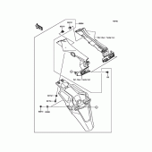 Схема вузла: Аксесуари для Kawasaki ZR900 Z900 ABS