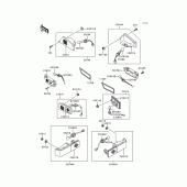 Схема узла: Поворотники для Kawasaki ZG1200 Voyager XII