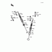 Схема узла: Клапан(ы) для Kawasaki EX250 Ninja 250