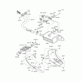 Схема вузла: Вихлопна система для Kawasaki KLE650 Versys 650 ABS