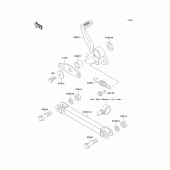 Схема вузла: Лапка гальма для Kawasaki ZR550 Zephyr