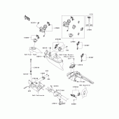 Схема вузла: Замок запалювання для Kawasaki VN1700 VN1700 Classic Tourer ABS