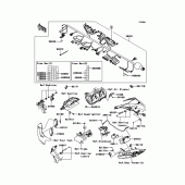 Схема узла: Электрооборудование для Kawasaki ZX1000 Ninja ZX-10R