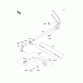 Схема вузла: Перемикач передач для Kawasaki EX250 ZZR250