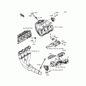 Схема вузла: Fuel Injection для Kawasaki ZX1000 Ninja ZX-10RR