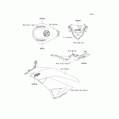Схема узла: Decals(m.s.black)(raf) для Kawasaki ZX600 Ninja ZX-6R