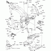 Схема вузла: Frame fittings(j2h) для Kawasaki ZR750 Z750
