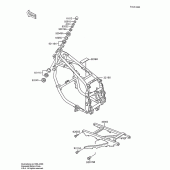 Схема вузла: Рама для Kawasaki ZX600 Ninja 600R