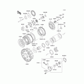 Схема вузла: Clutch(1/2) для Kawasaki ZG1000 Concours
