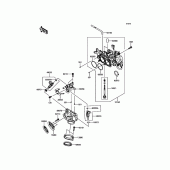 Схема вузла: Throttle для Kawasaki VN900 Vulcan 900 Custom