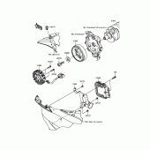 Схема вузла: Генератор для Kawasaki ZX636 Ninja ZX-6R 30th Anniversary Edition