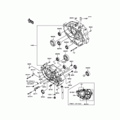 Схема вузла: Картер двигуна для Kawasaki KLX250 D-Tracker X