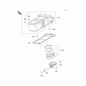 Схема узла: Цилиндр & Поршень для Kawasaki EX250 Ninja 250