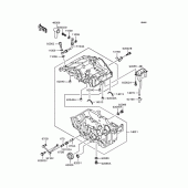 Схема узла: Картер двигателя для Kawasaki KLE250 Anhelo