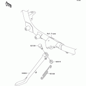 Схема вузла: Stand(s) для Kawasaki VN1500 VN1500 Mean Streak
