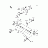 Схема вузла: Перемикач передач для Kawasaki VN250 Eliminator 250V