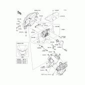 Схема вузла: Headlight(s) для Kawasaki KLX125 D-Tracker