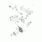 Схема вузла: Генератор для Kawasaki KX250/KX252 KX250