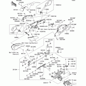 Схема узла: Cowling(upper) для Kawasaki ZX1000 Ninja 1000 ABS