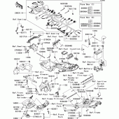 Схема узла: Chassis electrical equipment(1/2) для Kawasaki ZX1400 Ninja ZX-14