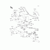 Схема узла: Выхлопная система (s) для Kawasaki VN1700 VN1700 Voyager ABS