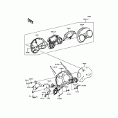 Схема вузла: Meter(s) для Kawasaki ZG1400 Concours 14 ABS