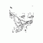 Схема вузла: Кріплення двигуна для Kawasaki EX300 Ninja 300 ABS