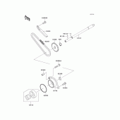 Схема узла: Масляный насос для Kawasaki VN900 Vulcan 900 Custom