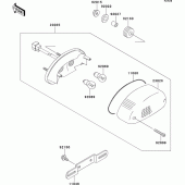 Схема вузла: Taillight(s) для Kawasaki ZR1100 Zephyr 1100RS