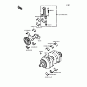 Схема узла: Коленчатый вал для Kawasaki EL250 Eliminator 250SE