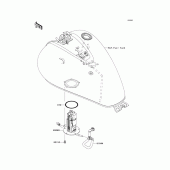 Схема вузла: Fuel pump для Kawasaki VN900 Vulcan 900 Custom