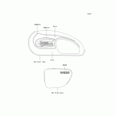 Схема вузла: Decals(blue/gold)(ej650-c4) для Kawasaki EJ650 W650