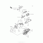Схема узла: Облицовочные элементы для Kawasaki ER650 Z650