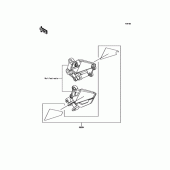 Схема вузла: Аксесуар(힐 Protector) для Kawasaki EX250 Ninja 250
