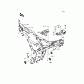 Схема вузла: Кріплення двигуна для Kawasaki EX300 Ninja 300 ABS