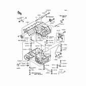Схема узла: Картер двигателя для Kawasaki ZR1200 ZRX1200R