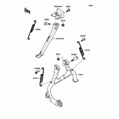 Схема узла: Подставка для Kawasaki ZX1100 Ninja ZX-11