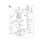 Схема вузла: Карбюратор(1/3) для Kawasaki KX125